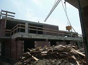 Terrasse des  zweist&ouml;ckigen Objektes
