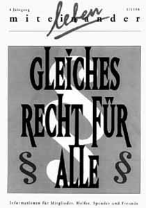 Zeitschrift: Gleiches Recht für Alle