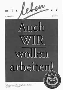 Zeitschrift: Auch wir wollen arbeiten