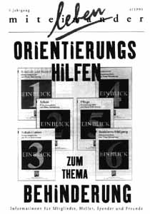 Zeitschrift: Orientierungshilfe zum Thema Behinderung