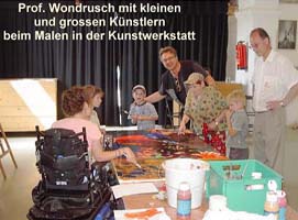 Malen in der Kunstwerkstatt